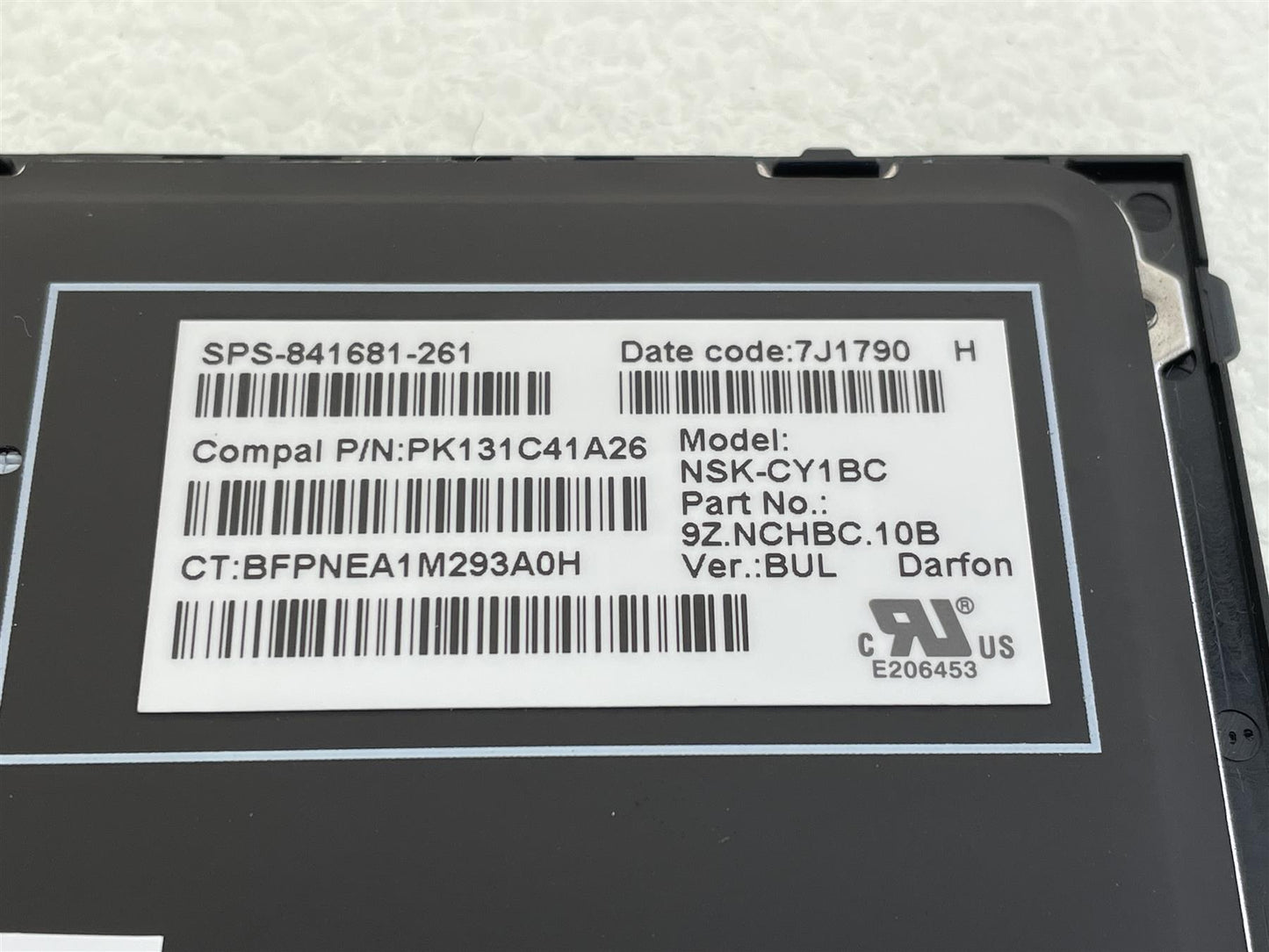 For HP ZBook Studio G3 841681-261 Keyboard Bulgarian Genuine Original NEW