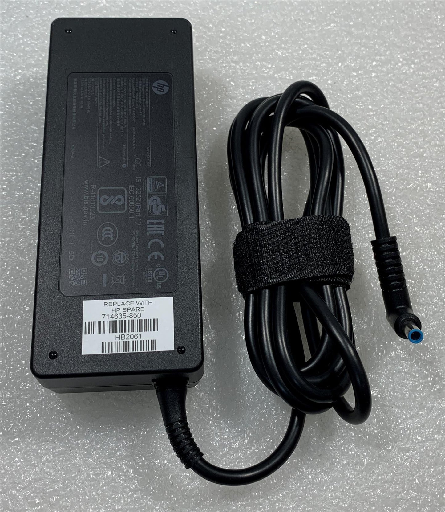 HP 714635-850 Charger Adapter 65W AC Adapter nPFC With Power Cable NEW