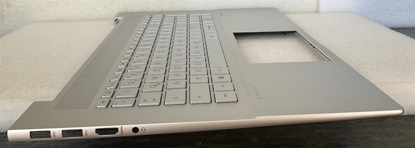 HP ENVY 17.3 17-CR 17T-CR N14264-041 N13556-041 German GR Keyboard Palmrest