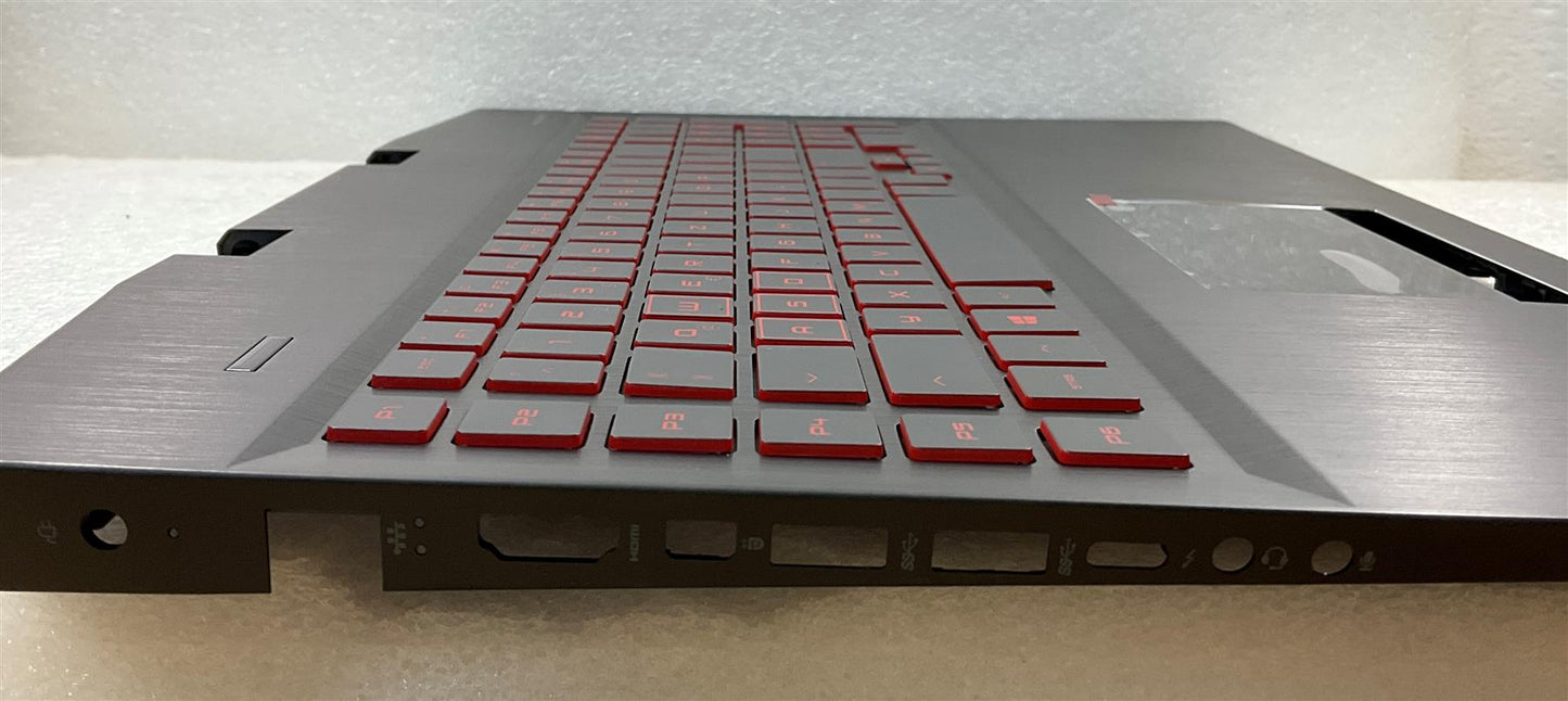 For HP Omen 17-CB 17T-CB L61638-041 L57379-041 German GR Palmrest Keyboard NEW
