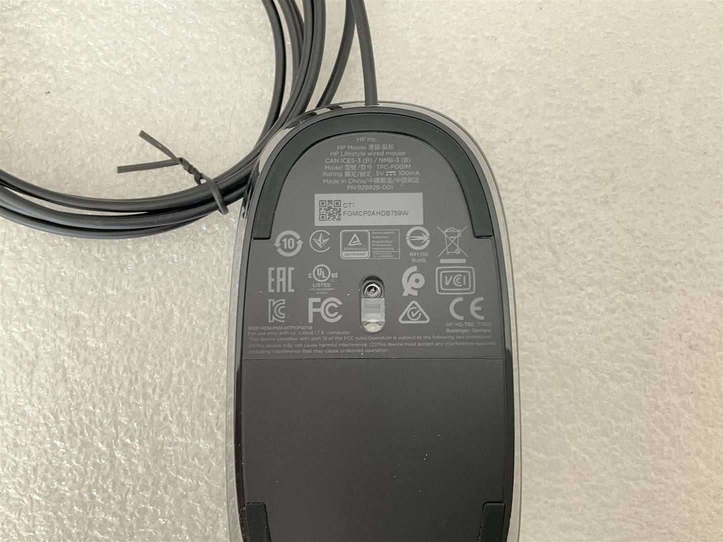 For HP Lifestyle TPC-P001K 928923-171 Arabic American Layout USB Keyboard Mouse