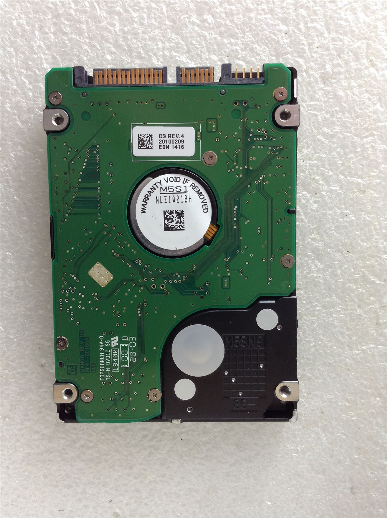 Hard Disk Drive HDD spares parts FAULTY SAMSUNG 160GB HM160HI HM160HI/SMO X