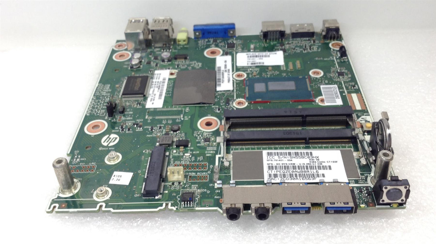 HP 260 G1 Desktop Mini PC 791401-004 Intel Dual Core Motherboard NEW