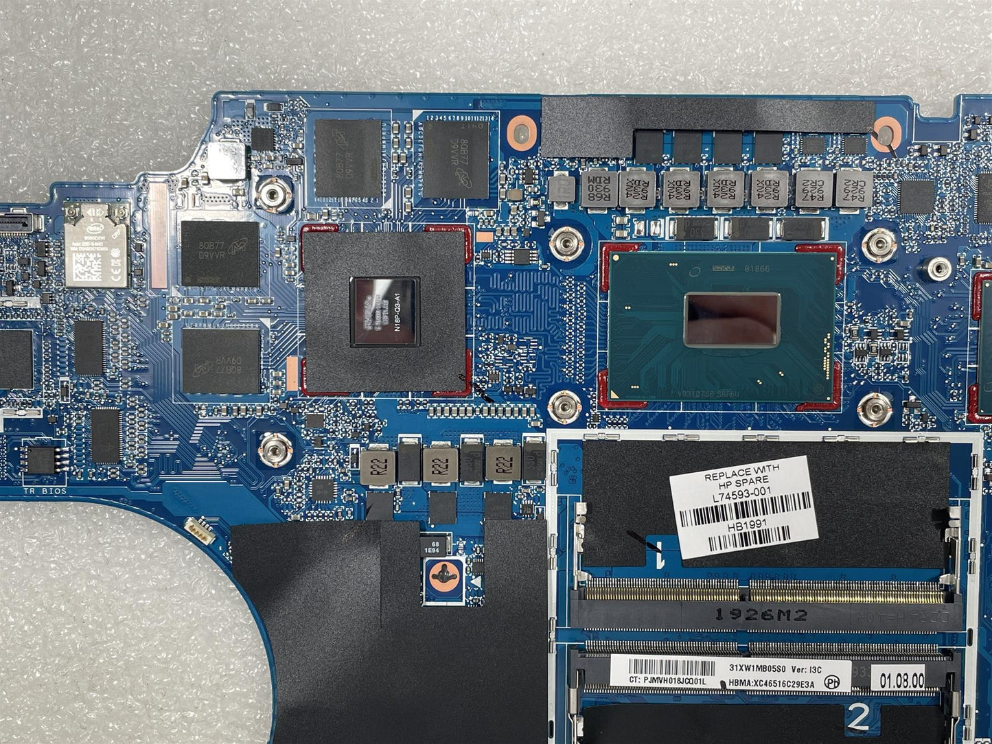 HP ZBook Studio G5 L74593-001 Motherboard Intel -