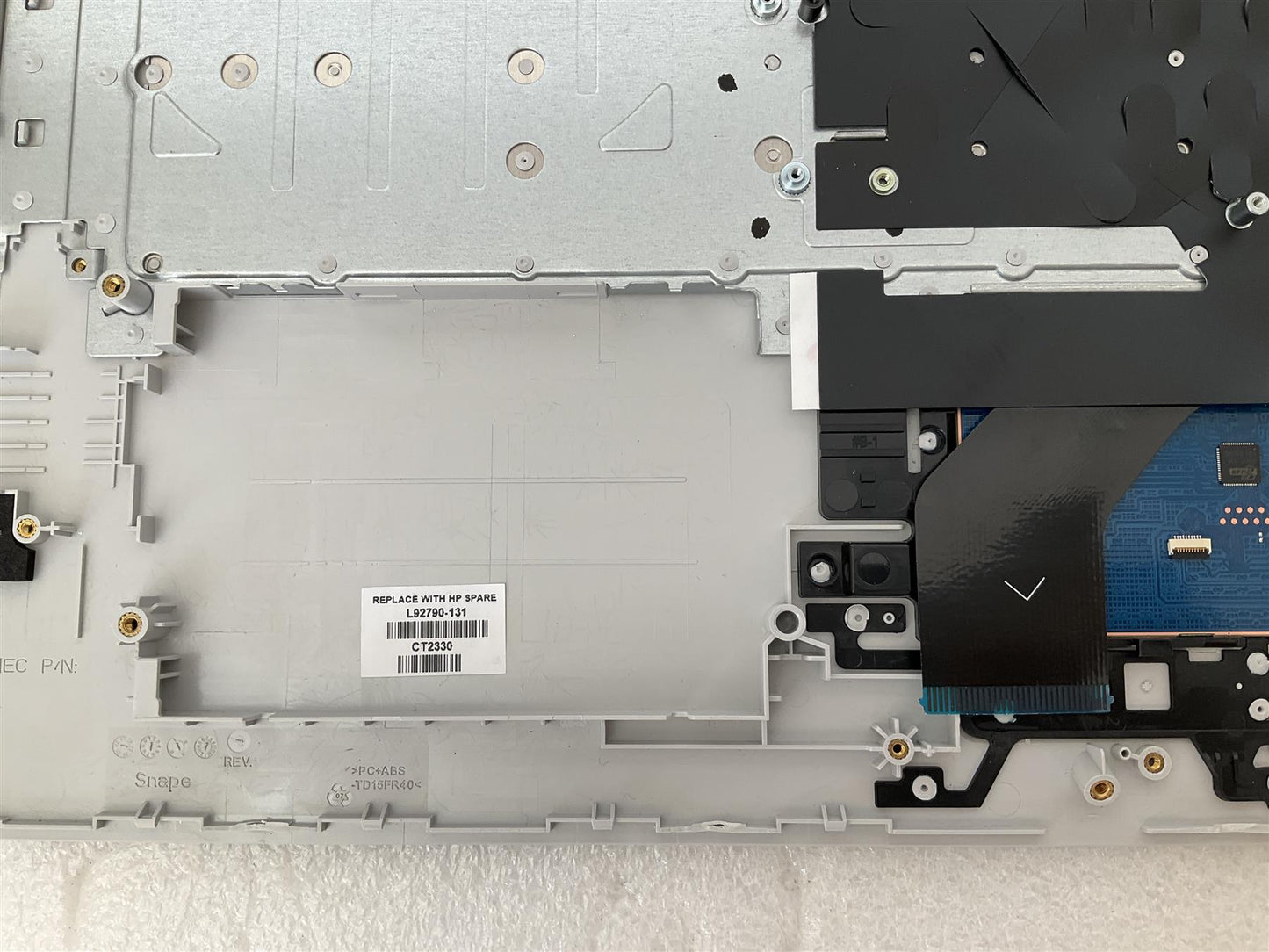 HP 17 LAPTOP 17-BY 17-CA M01206-131 L92790-131 Portuguese Keyboard Palmrest NEW