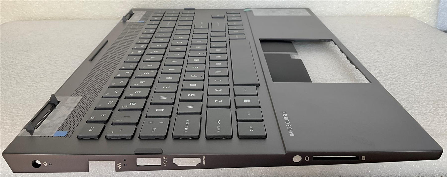 HP OMEN 15-EN 15Z-N M47718-B31 M46183-B31 M47718-001 M46183-001 US International English Keyboard Palmrest 4-zone lighting Backlit Back lighting BL NEW
