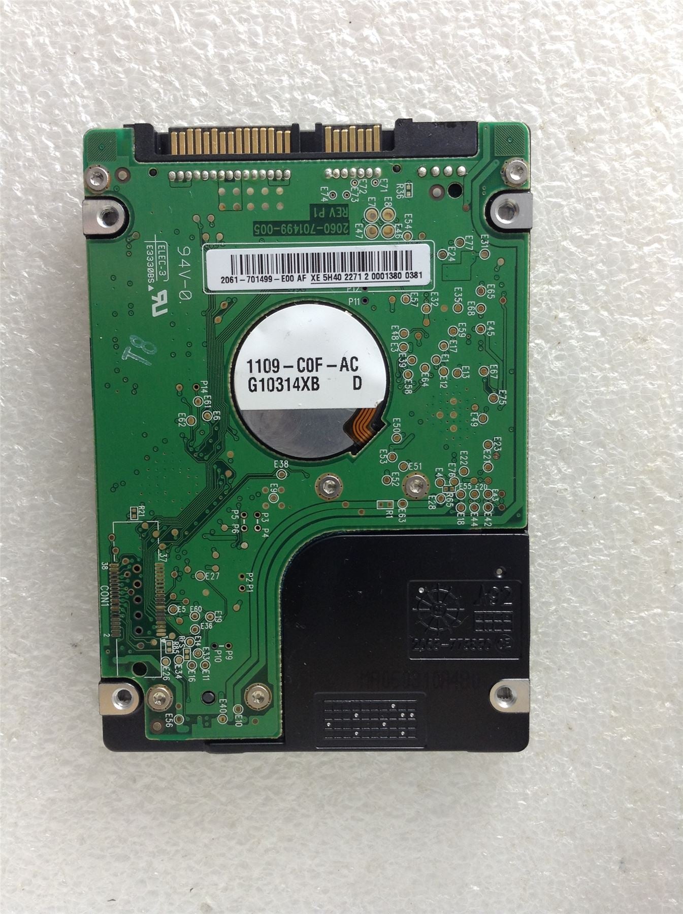 Hard Disk Drive HDD spares parts FAULTY WESTERN DIGITAL 320GB WD3200BEVT-22ZCT0