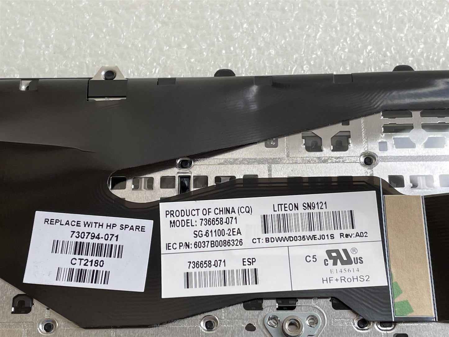 For HP ZBook 14 G2 15u G2 730794-071 Keyboard Spanish Genuine Original NEW