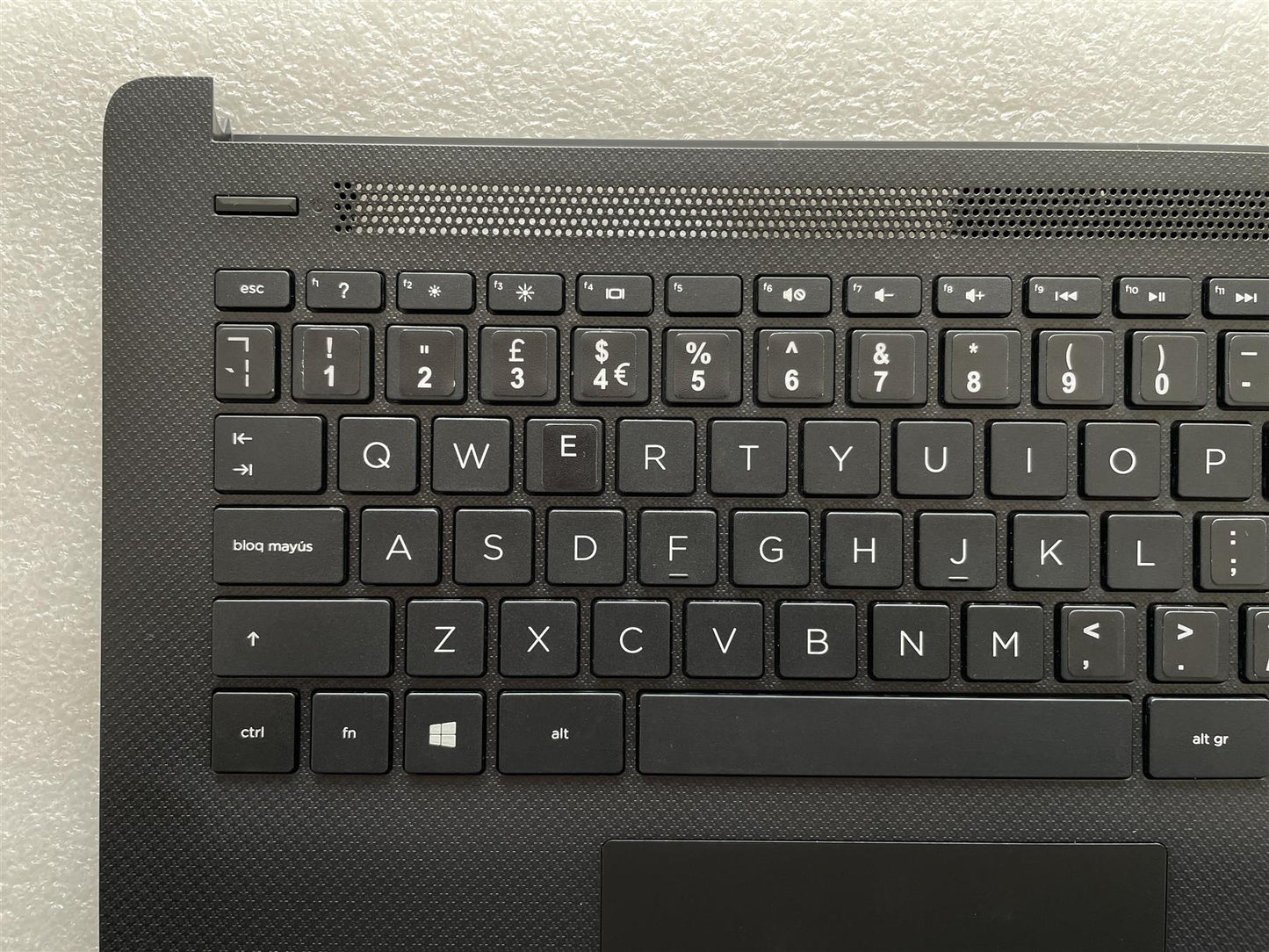 for HP 14-CM 14-CK Laptop L48769-031 L48210-031 UK English Keyboard Palmrest with Stickers