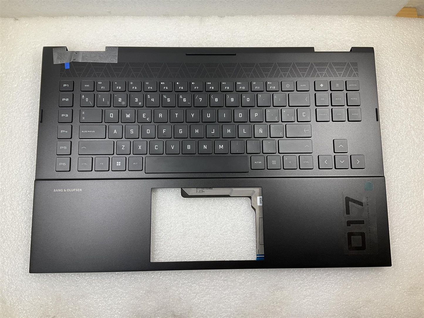 For HP OMEN 17-CK M73744-071 M57142-071 Spanish Palmrest Keyboard 4 Zone RGB NEW
