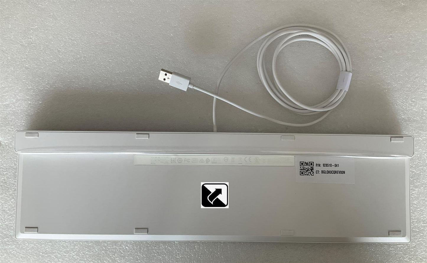 For HP White Cheddar 928517-041 German Layout USB Wired Keyboard Mouse NEW