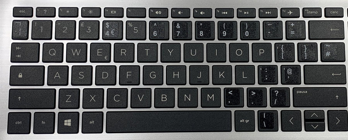 With Stickers - HP 250 G7 L50001-031 Palmrest UK English Keyboard With Stickers Label NEW