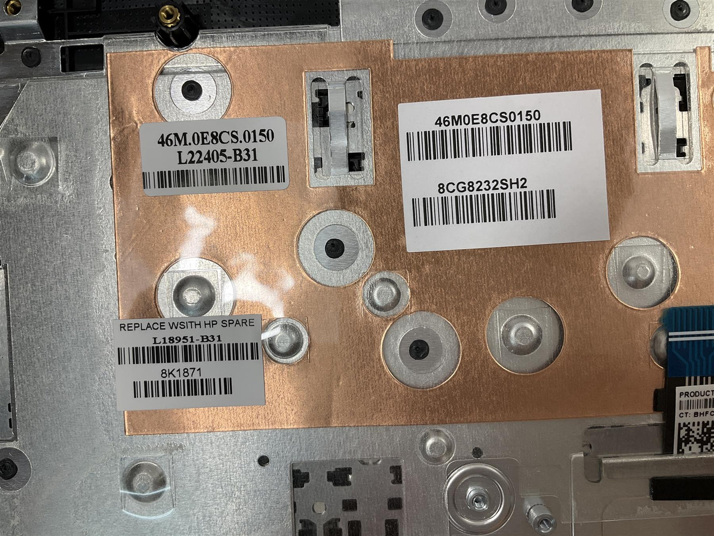 HP Pavilion 14-CD 14-DD L22405-B31 L18951-B31 US int. English International also named dutch Keyboard Palmrest