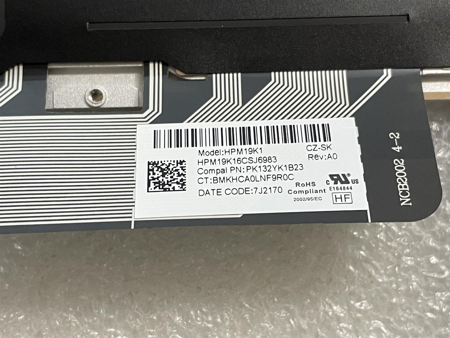 For HP EliteBook x360 1040 G8 M46732-FL1 (sending M46733-FL1 ) Czech Slovakia Palmrest Keyboard NEW