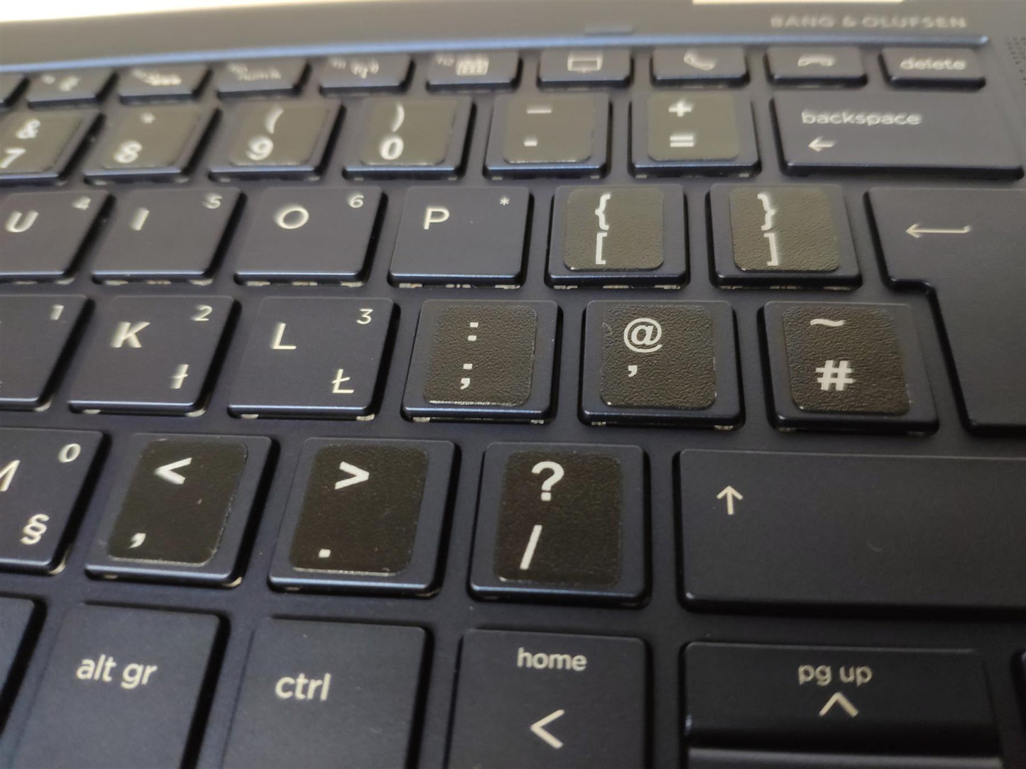 With Stickers, See Photos - HP Elite Dragonfly L74117-031 English UK Palmrest Keyboard with STICKER NEW