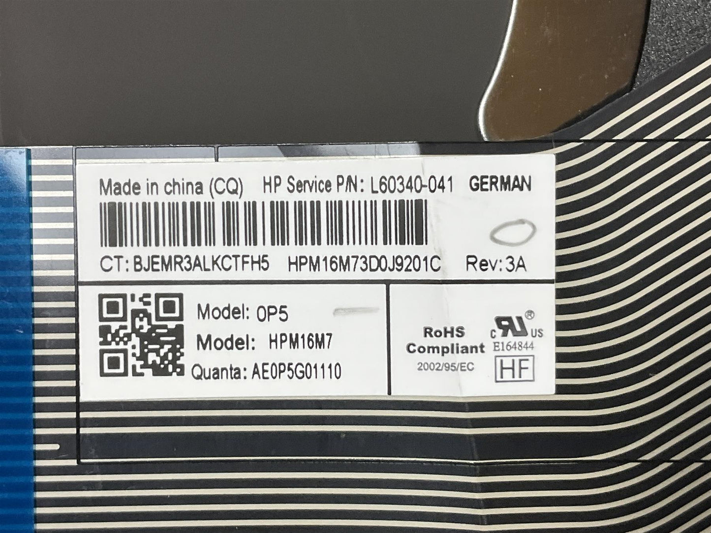 For HP 15-DY 15T-DY 15Z-EF 15S-EQ L68123-041 L63577-041 German Palmrest Keyboard