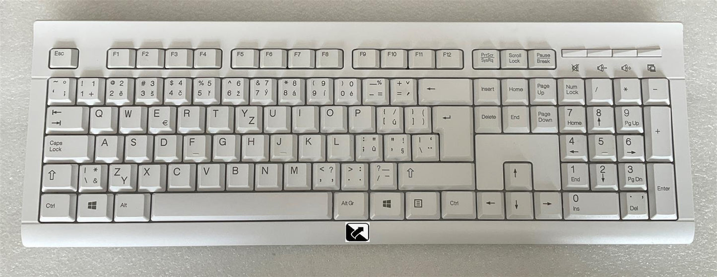 For HP 230 C2710 M7P30AA#AKB USB Wireless Keyboard White Czech Layout NEW