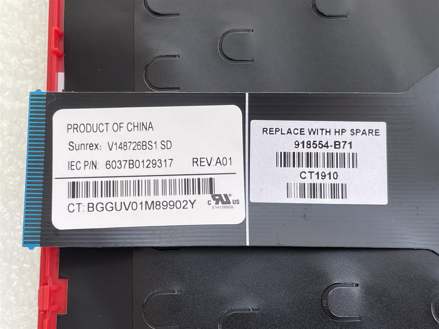 For HP ProBook x360 11 G1 G2 918554-B71 Keyboard Palmrest sweden Finland