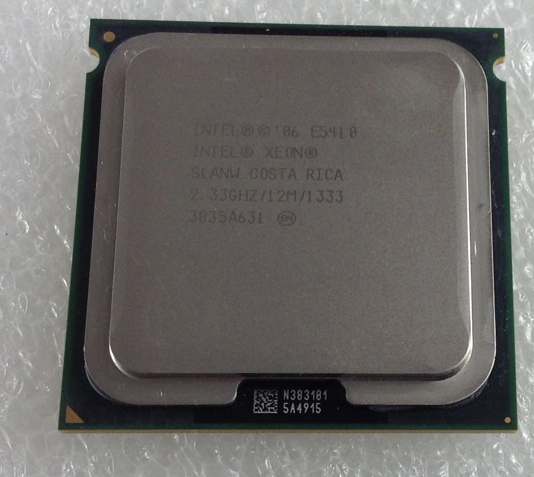 HP 460492-001 XEON E510 HP 460492-001 Intel XEON E5410 CPU Processor SLANW 2.33 Ghz 12M 1333 Intel Xeon Processor E5410 12M Cache 2.33 GHz 1333 MHz FSB