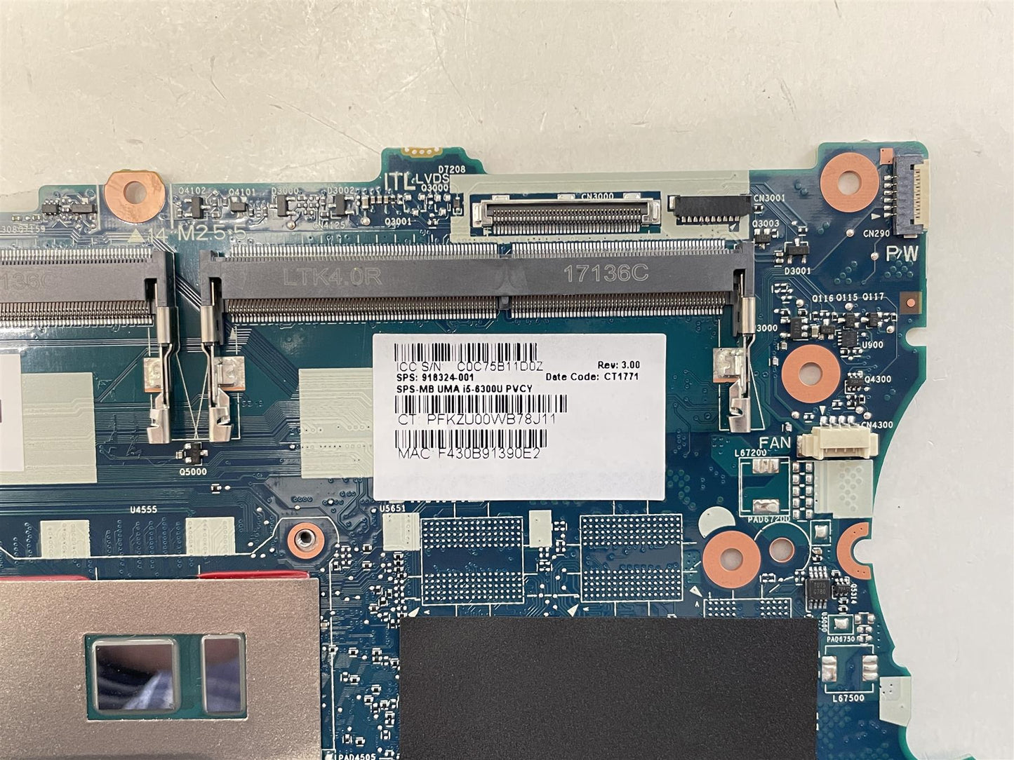 HP EliteBook 840 G3 918324-001 Motherboard UMA Intel - WE ARE SENDING 918314