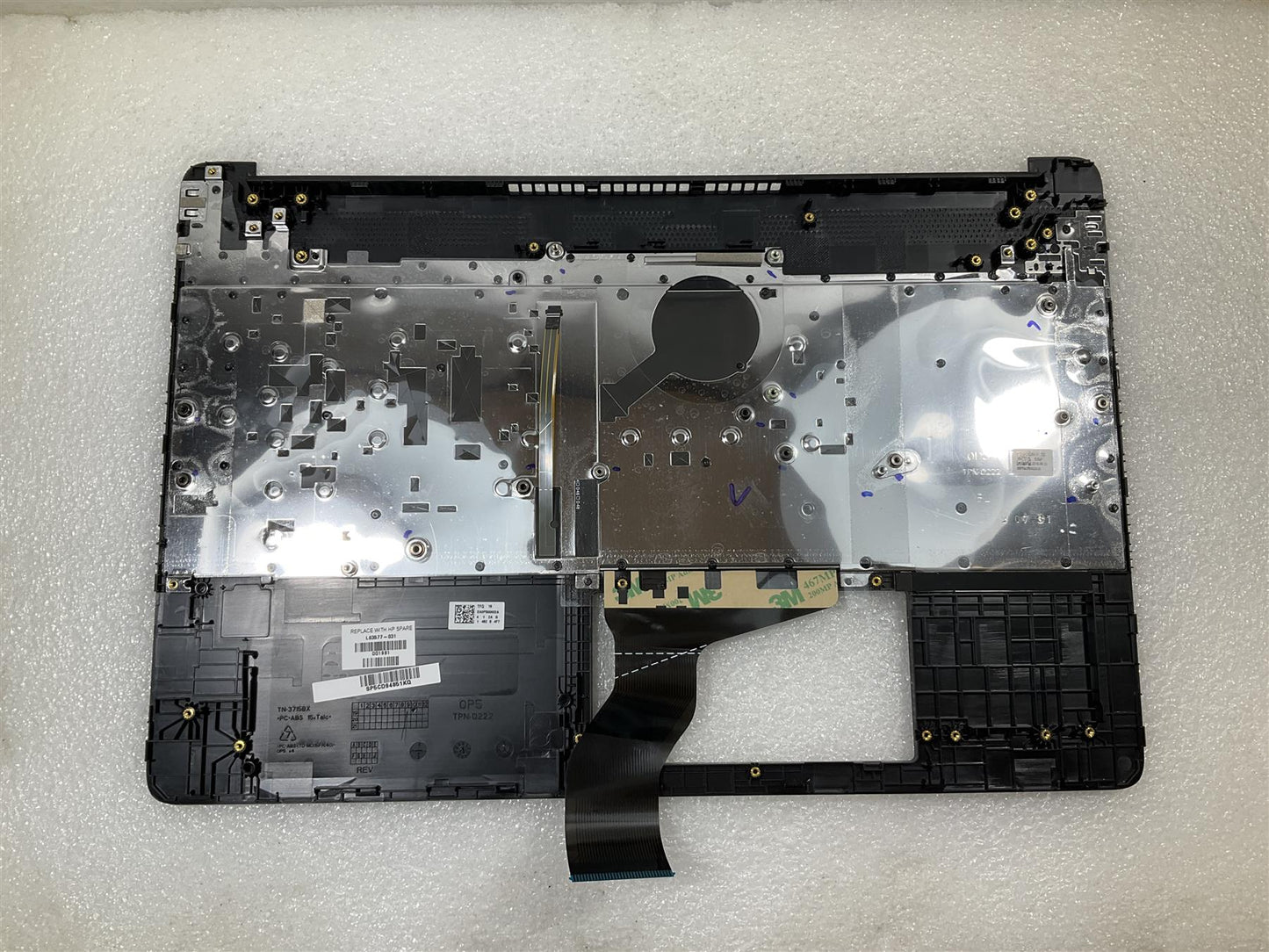HP 15-DY 15T-DY 15S-FQ 15S-EQ L68123-031 L63577-031 UK English Palmrest Keyboard