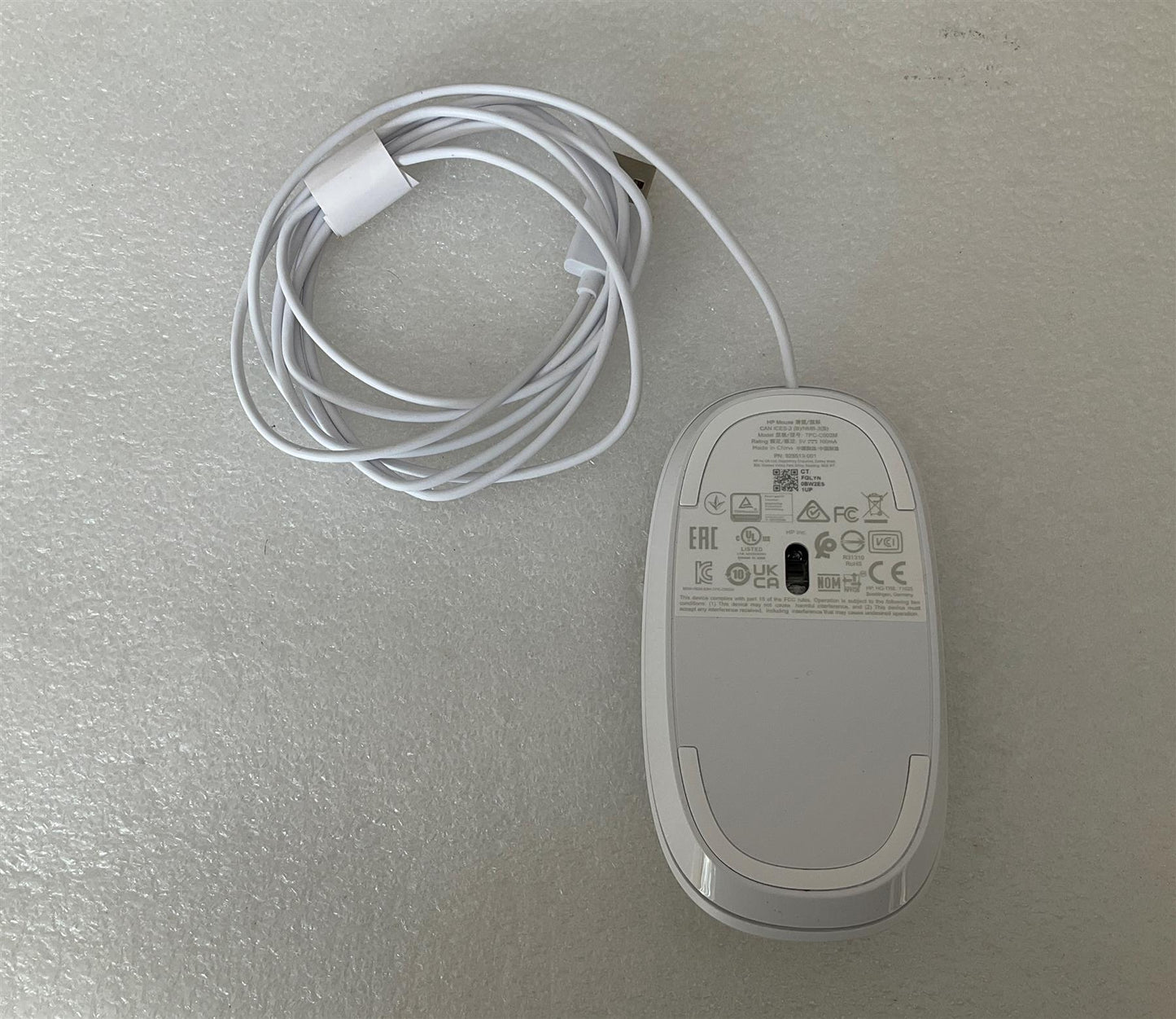 For HP White Cheddar 928517-041 German Layout USB Wired Keyboard Mouse NEW