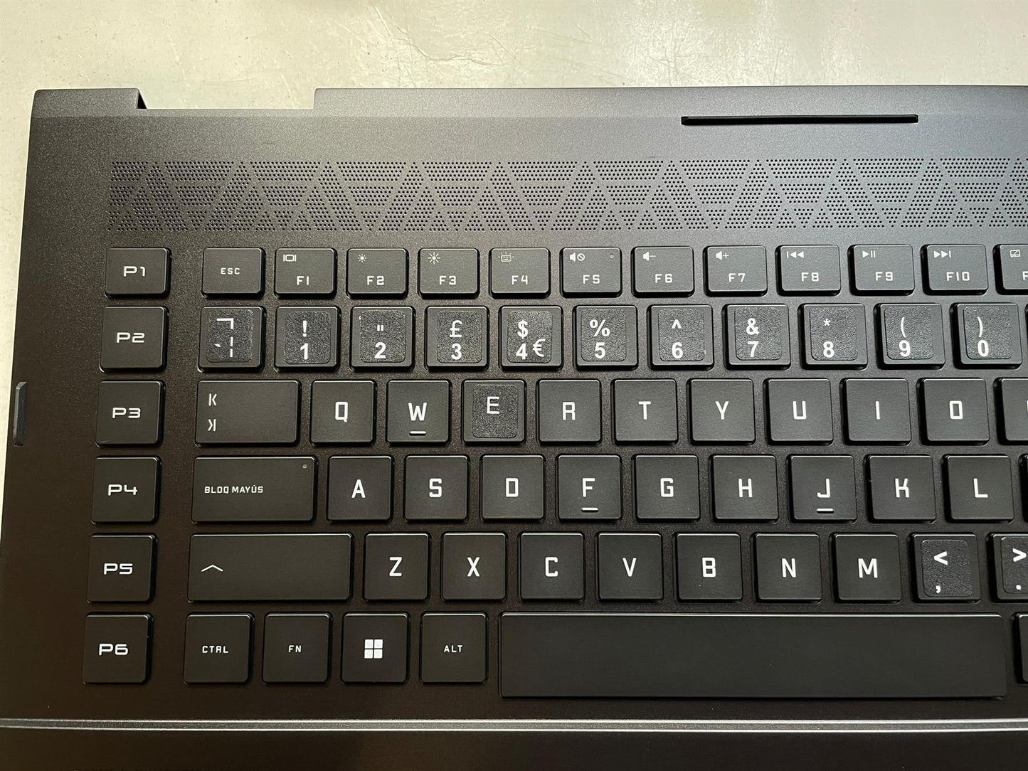 For HP OMEN 17-CK M73744-031 M57142 UK English Sticker Palmrest Keyboard NEW