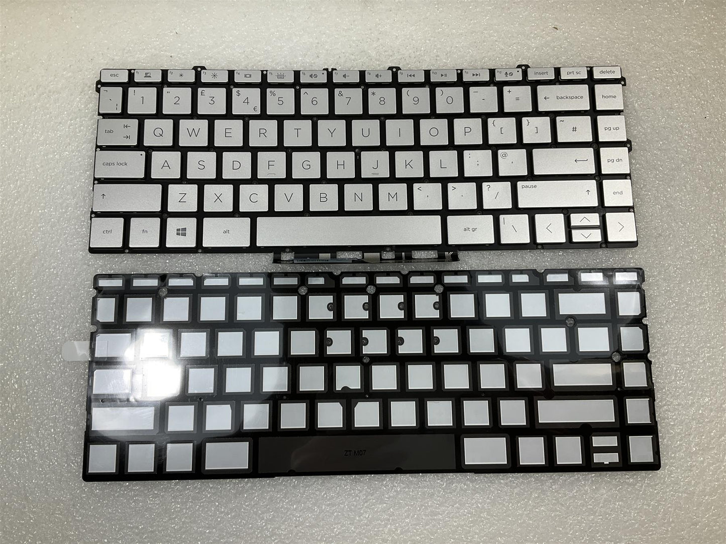 For HP Spectre x360 13-AW L77417-031 L72387-031 Keyboard KB BL English UK Silver