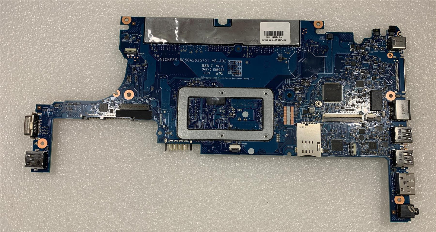 A111 HP EliteBook 720 820 G2 781854-601 781855 781855 501 001 Intel i3-5010U UMA Motherboard NEW