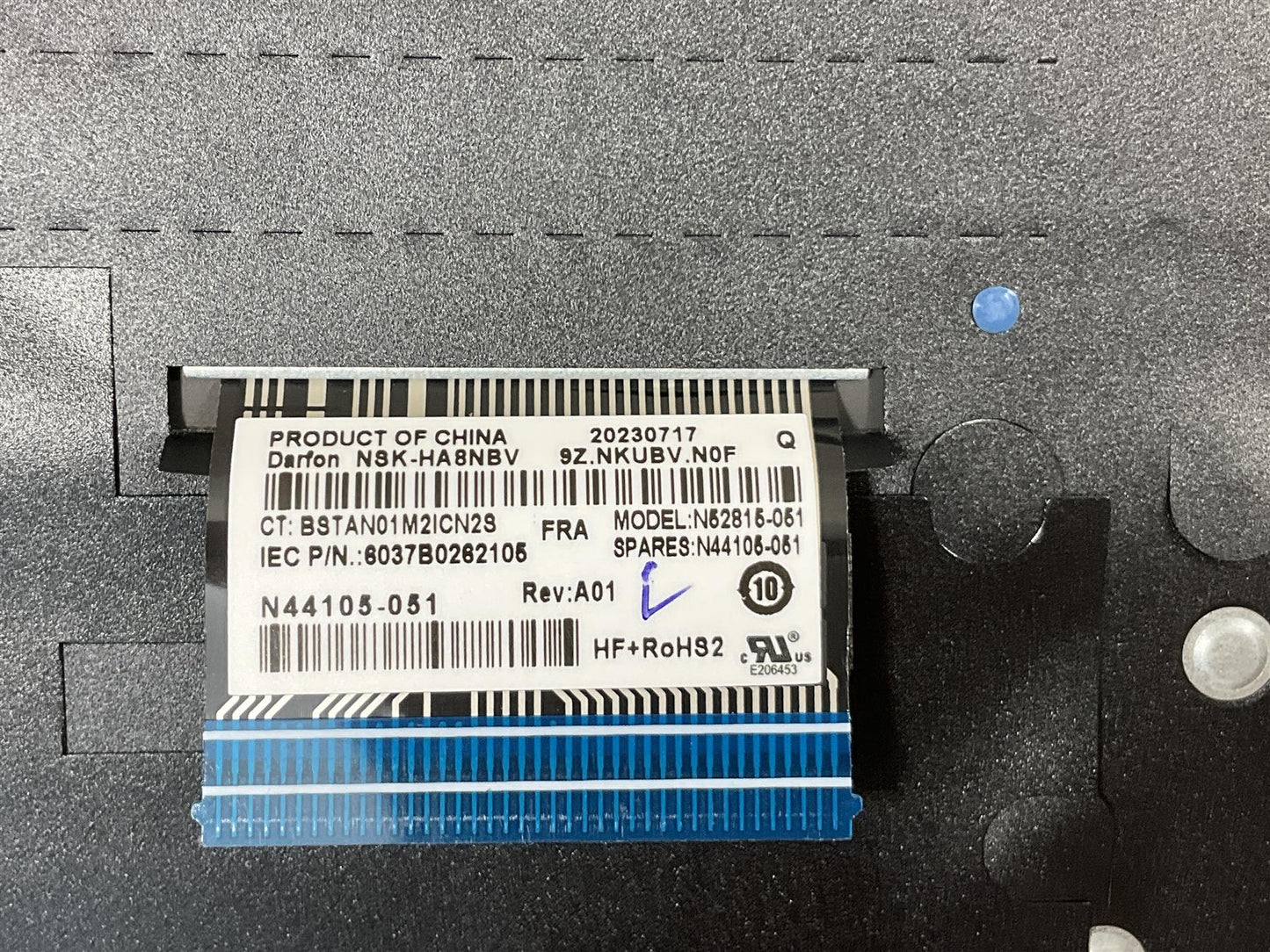 HP 14-EE Laptop N47893-051 N44105-051 France French FR Keyboard Palmrest NEW