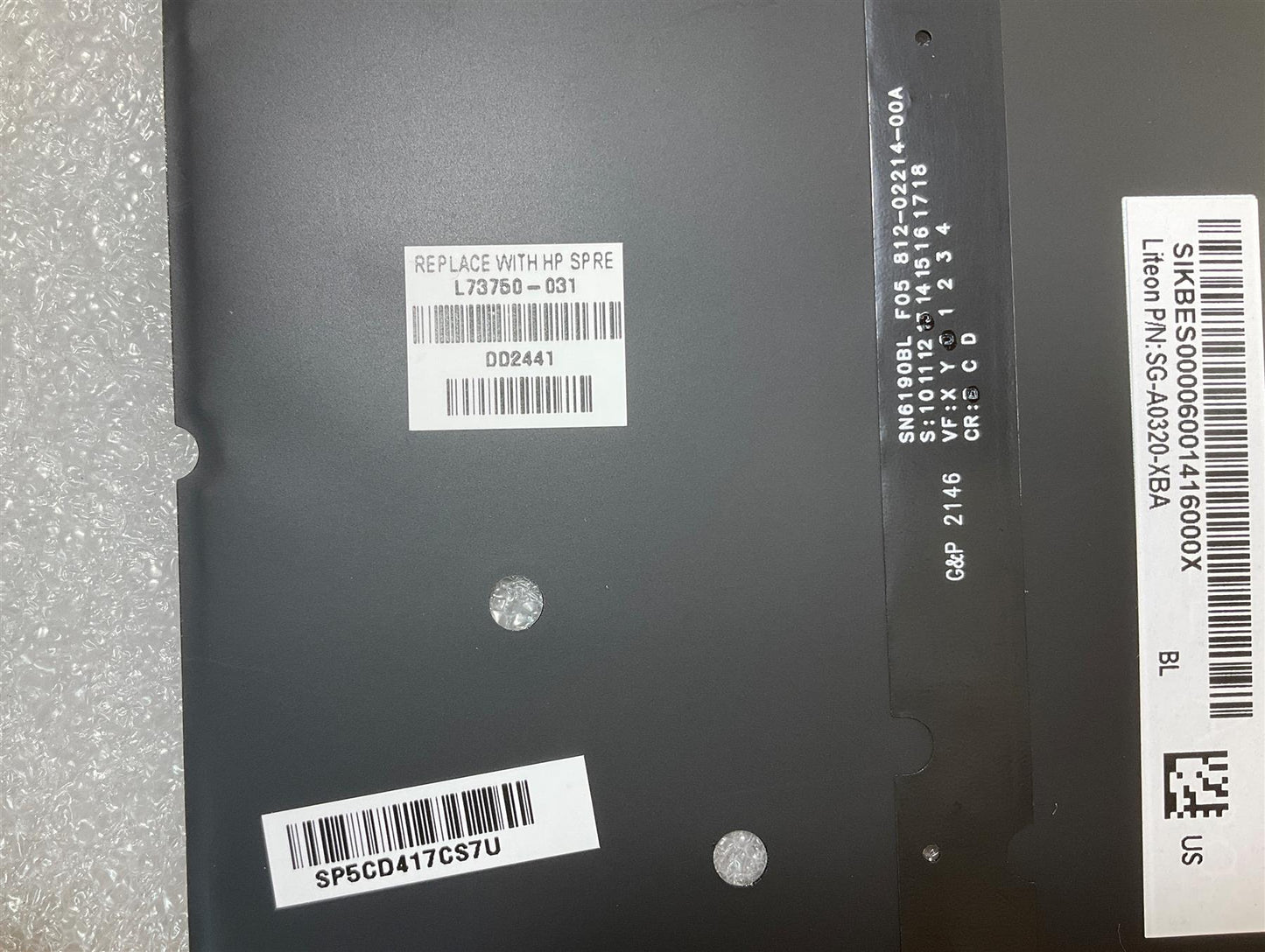 for HP Spectre X360 13-AW 13T-AW L77433-031 L73750-031 UK English Keyboard NEW
