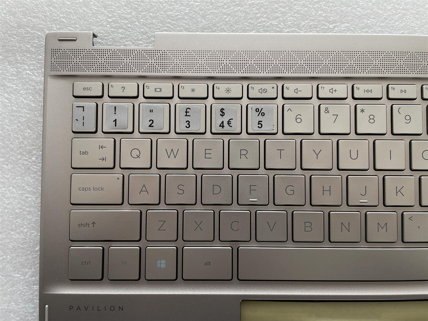 HP Pavilion x360 14-DW M01291-031 L96523-031 UK English Keyboard Palmrest NEW