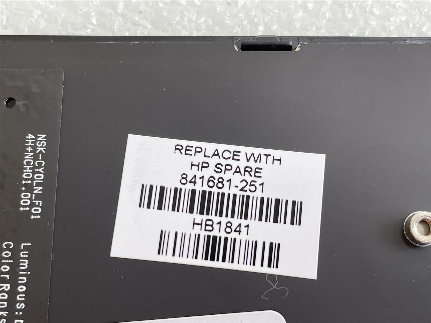 For HP ZBook Studio G3 841681-251 Keyboard Russian Rus Original NEW