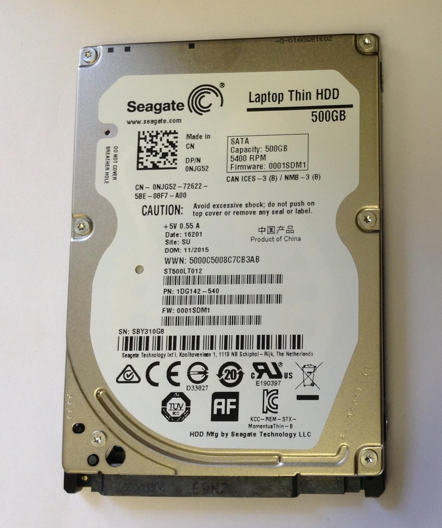 Disque dur Seagate ST500LT012 occasion pour Ordinateurs Portables Disque dur Seagate ST500LT012 occasion pour Ordinateurs Portables