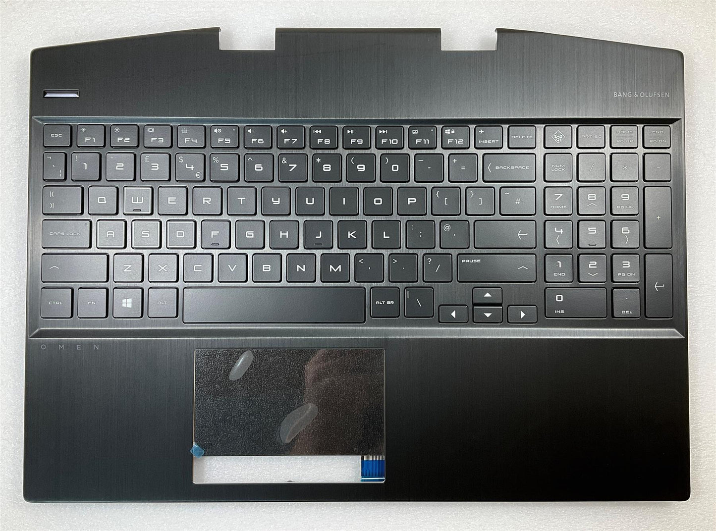 HP Omen Gaming 15-DH 15T-DH L61523-031 L57323-031 UK English Palmrest Keyboard