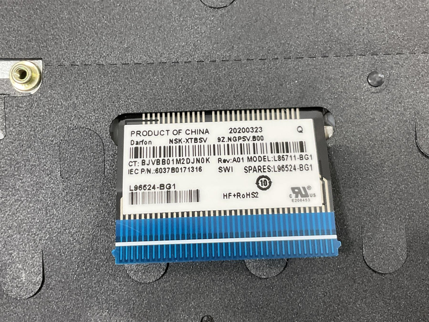 HP Pavilion x360 14-DW M01300-BG1 L96526-BG1 ( also for M01302-BG1 L96528-BG1 ) Palmrest Keyboard Swiss Switzerland