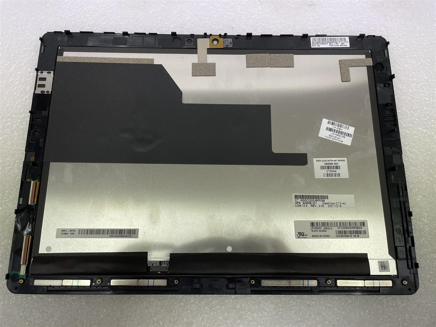 HP Elite x2 1012 G2 Tablet 925556-001 Display Touch Screen LCD 12.3 inch WQXGA