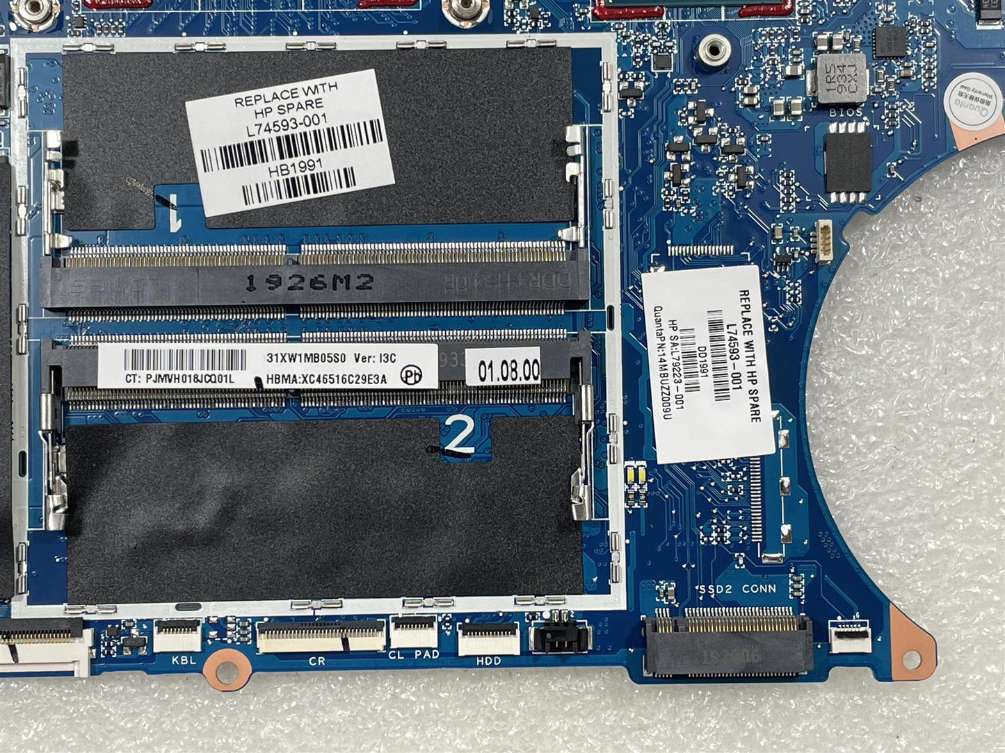 HP ZBook Studio G5 L74593-001 Motherboard Intel -
