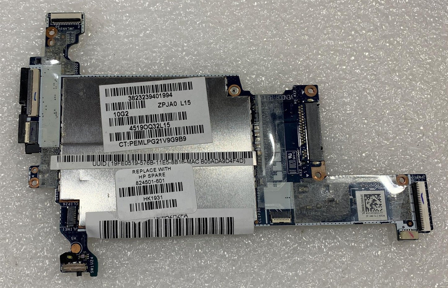 A111 HP ElitePad 1000 G2 824501-601 401 001 Intel Atom z3795 Motherboard 4 GB 64 eMMC