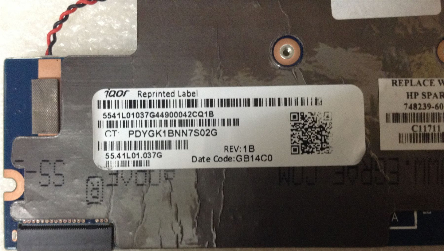 HP Spectre Split 13 x2 Pro 746490-601 Intel Core i5-4202Y 4GB UMA Motherboard