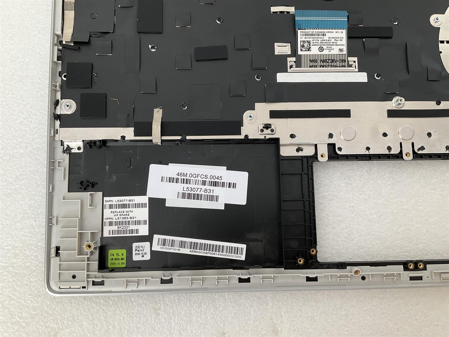 HP Pavilion X360 15-DQ L53077-B31 L51363-B31 US International Keyboard NEW