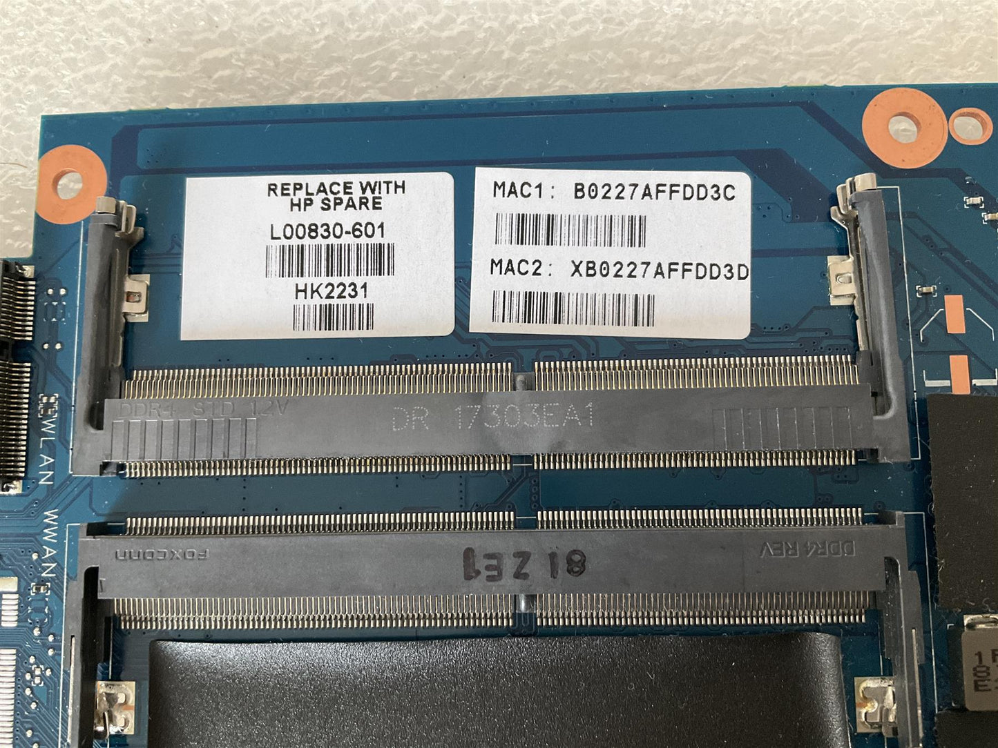 for HP Probook 430 440 450 G5 L00830-601 001 Intel I7-8550U UMA Motherboard NEW