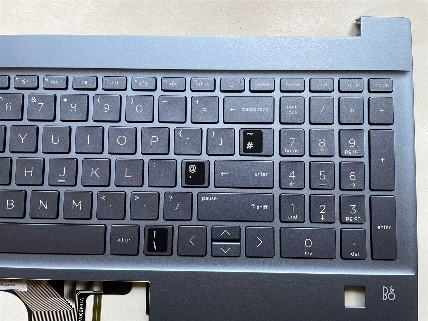HP Pavilion 15-EG 15-EH M14600-031 M08918 UK English Keyboard Palmrest Sticker