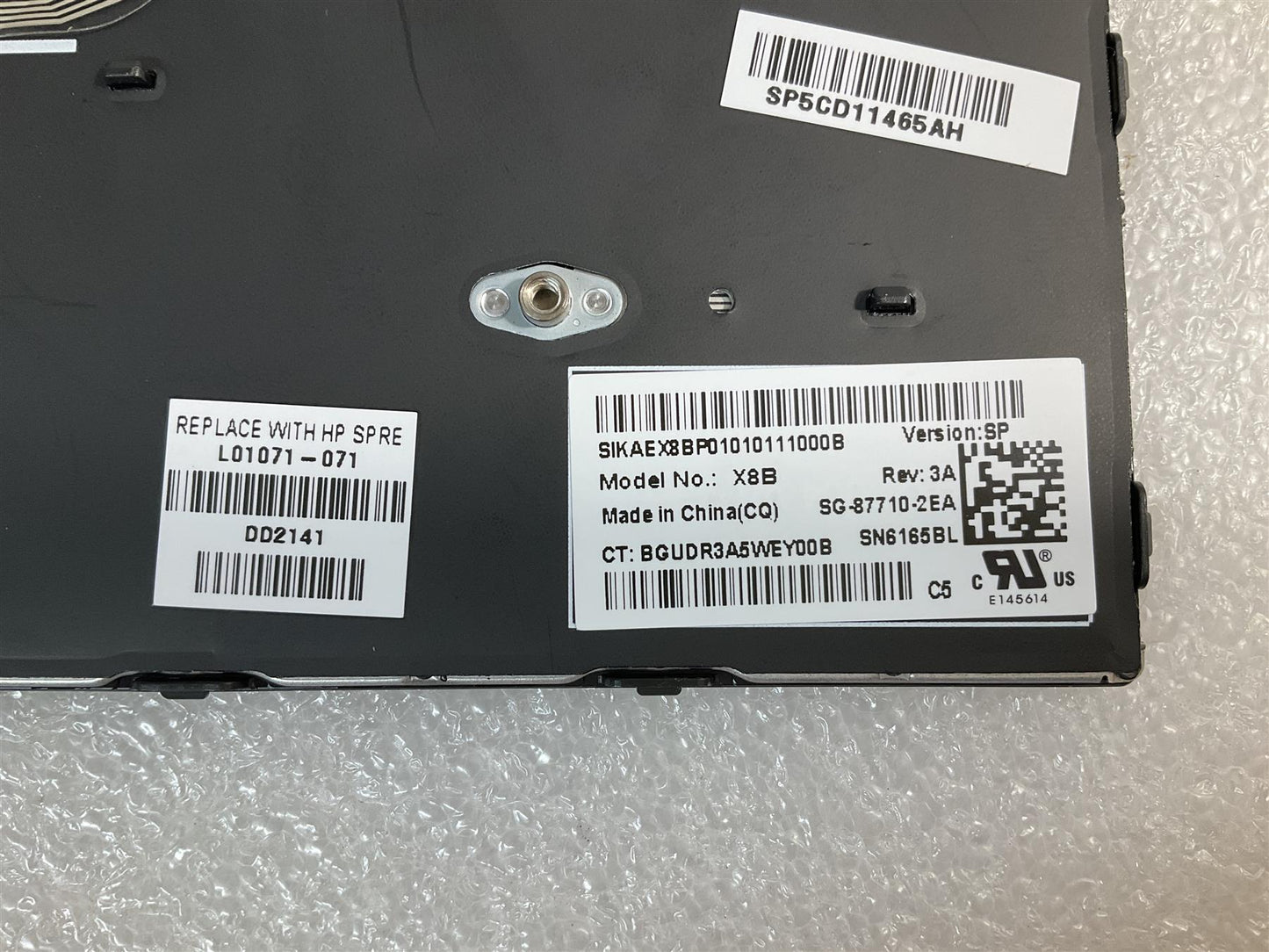 for HP MT21 MT31 ProBook 430 G5 L01071-071 Spanish Spain Keyboard Layout NEW