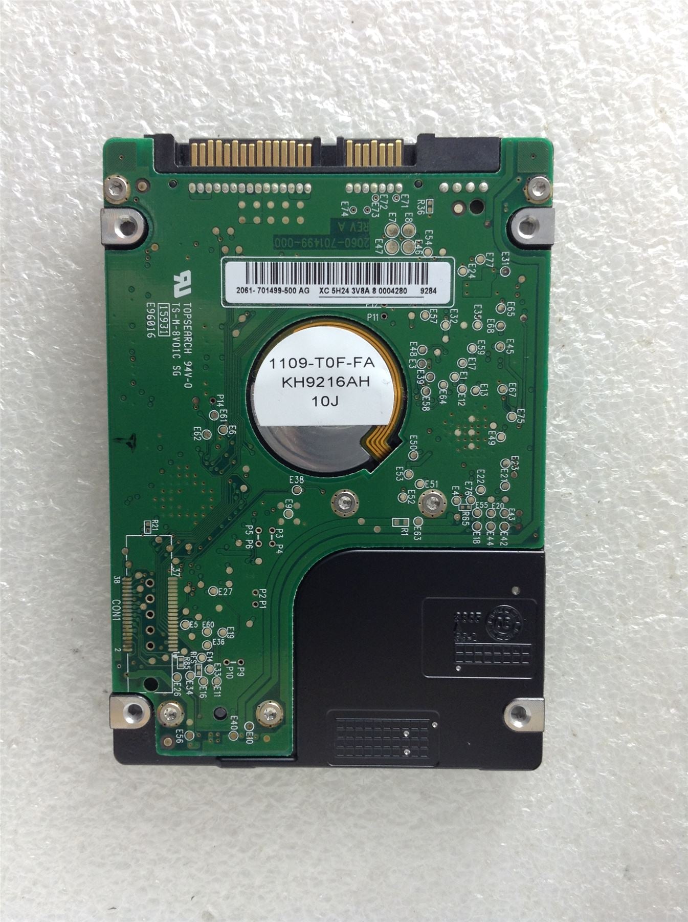 Hard Disk Drive HDD spares parts FAULTY WESTERN DIGITAL 250GB WD2500BEVT-22ZCT0