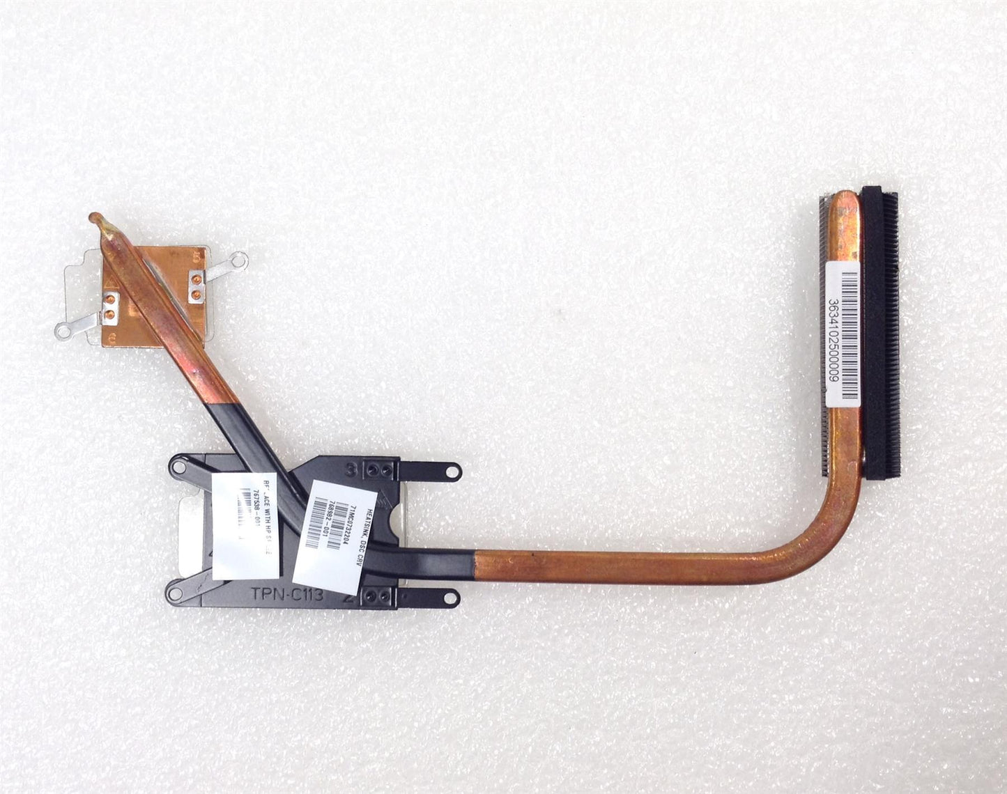 Hp 250 G3 i3 767538-001 CPU and Graphics Heatsink Cooler Cooling Copper NEW