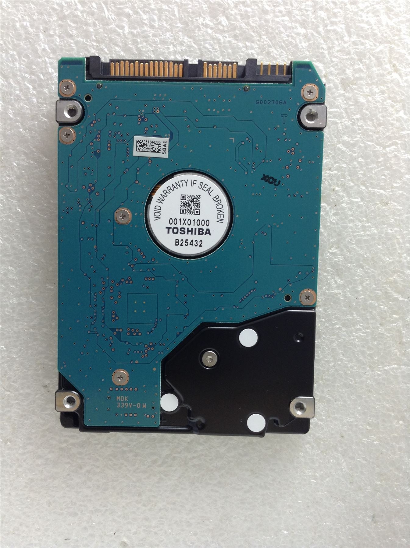 Hard Disk Drive HDD spares parts FAULTY TOSHIBA 640GB MK6465GSXN HDD2J11 QG01