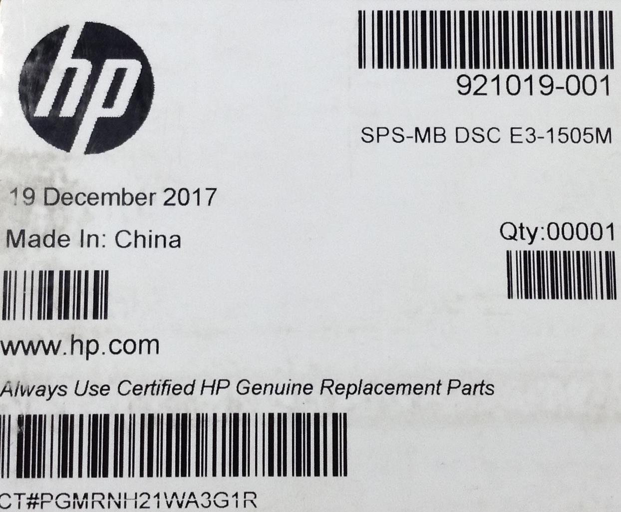 HP ZBook Studio G4 Mobile Workstation 921019-001 921020 Intel E3-1505M Motherboard NEW