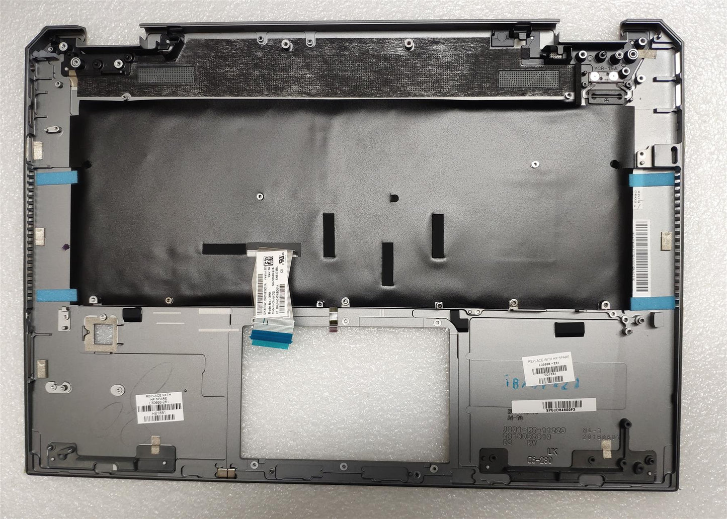 With Stickers, See Photos - HP ZBook Studio G5 L30668-031 English UK Keyboard Palmrest Original STICKER NEW