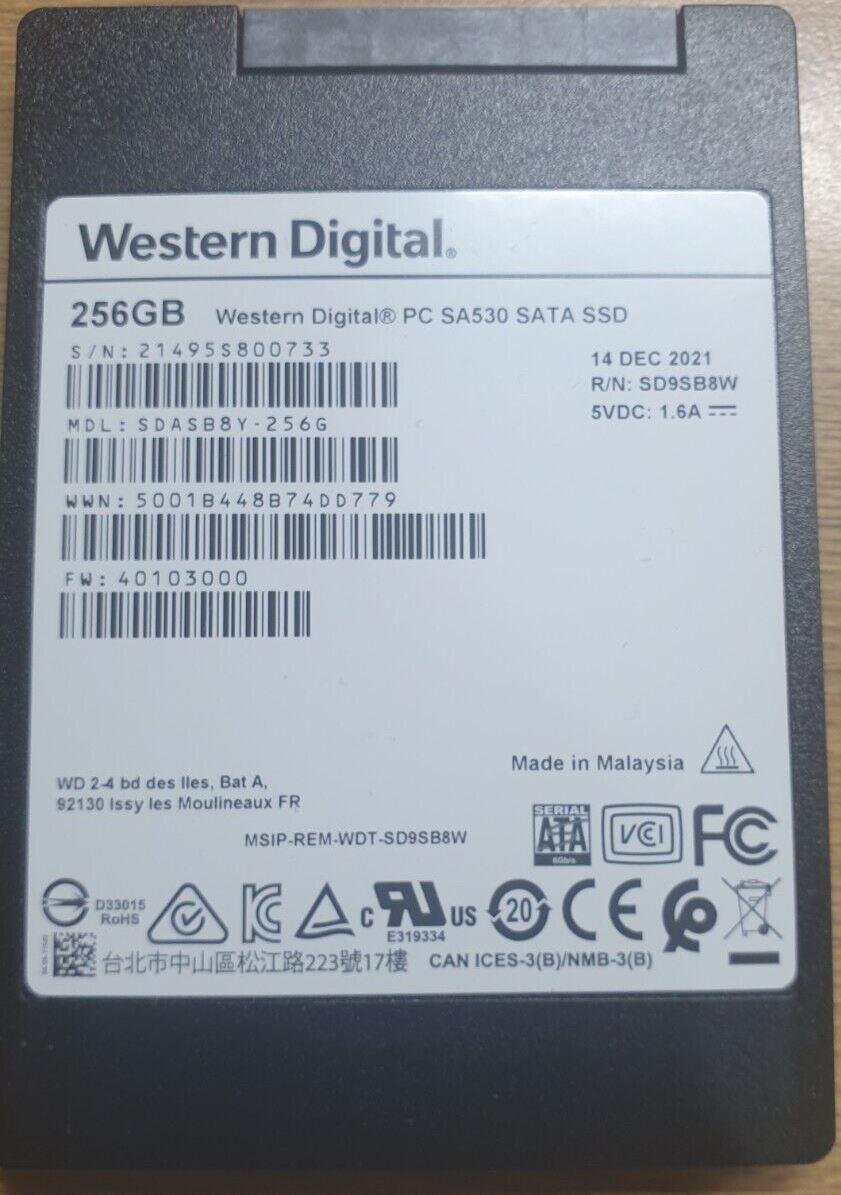 For Western Digital 256GB SA530 WD SATA 2.5 Inch Solid State Disk Drive SSD